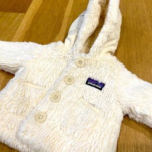 Newborn Patagonia Cream Jacket Coat